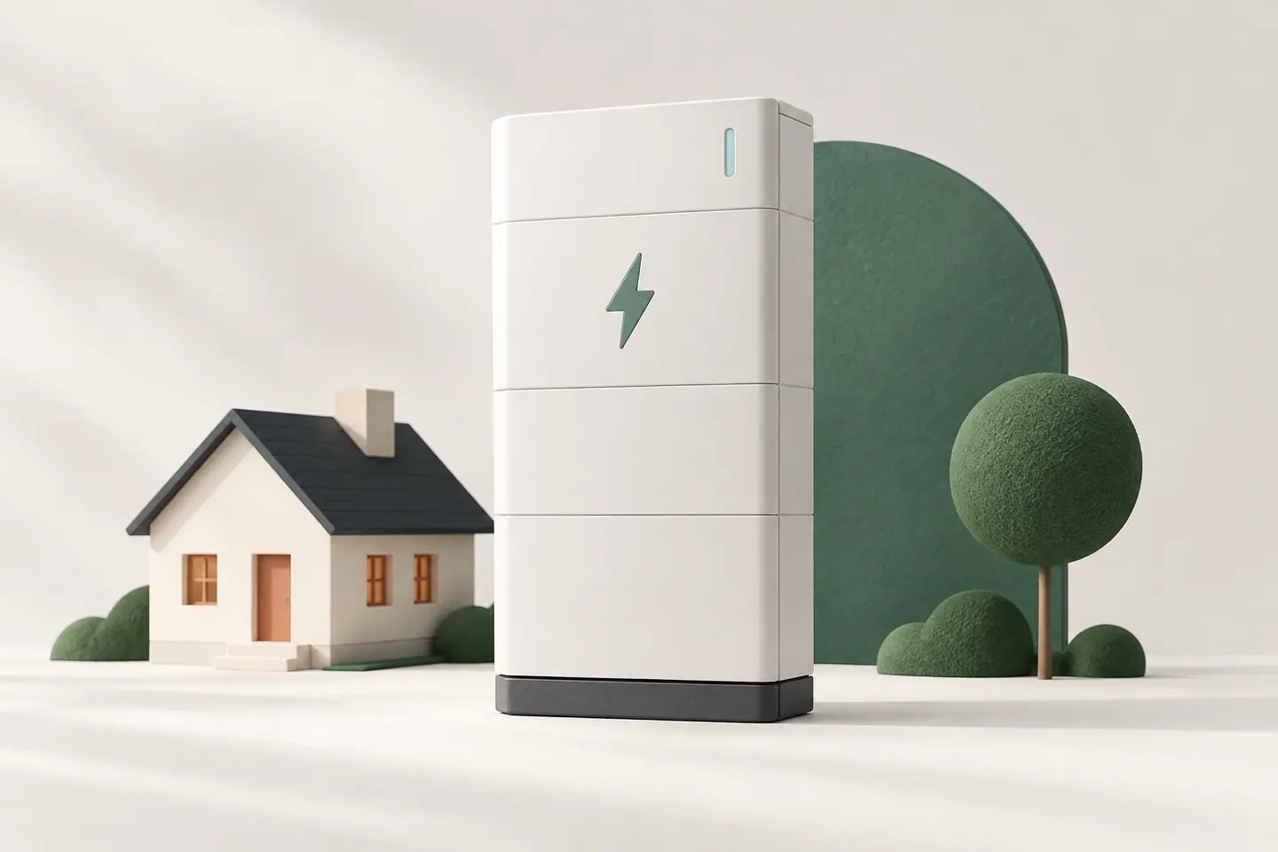 Illustration : stockage de l’énergie à domicile