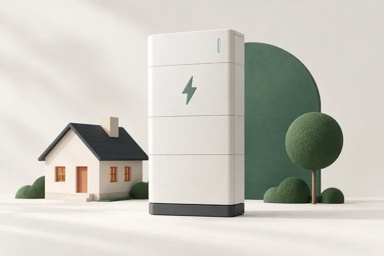 Illustration d’une batterie domestique